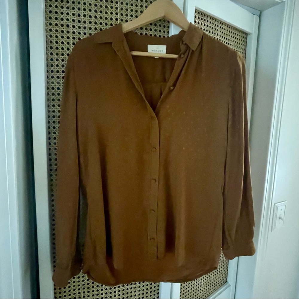 Sézane Ann Polka Dot Blouse - Like New Condition